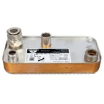 Теплообмінник ГВП (12 пластин) Zilmet 17B1951200 Hermann Micra 2, Supermicra, Supermicra 2 (аналог 15003389, S015002479) - Зображення 2