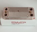 Теплообмінник ГВП (вторинний) 12 пластин Swep Viessmann Vitopend WH1B (аналог 7825533) - Зображення 2