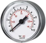 Манометр аксиальный Cewal M 63 PP 10 bar (Ø63mm 0-10Bar)