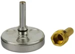 Термометр биметаллический аксиальный Watts F+R801 (Т 63/50 D-63mm 0-120°C L-50mm) — изображение 4