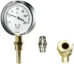 Термометр биметаллический радиальный Cewal RD 63 VI (Ø63mm 0-120°C L-50)