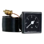 Манометр з виносним датчиком Cewal IQ 37 P (42х42мм, 1/4", 0-6 бар, 1500 мм)