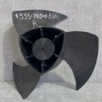 Вентилятор (крильчатка) зовнішнього блока кондиціонера Ø335; H140; Ø8