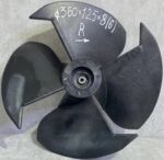 Вентилятор (крильчатка) зовнішнього блока кондиціонера Ø360; H125; Ø8