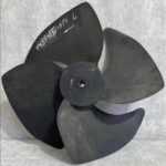 Вентилятор (крильчатка) зовнішнього блока кондиціонера Ø455; H130; Ø14