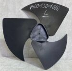 Вентилятор (крильчатка) зовнішнього блока кондиціонера Ø400; H130; Ø8