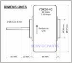Двигатель внутреннего блока кондиционера YDK36-4C (YDK36-4G-1) — изображение 5