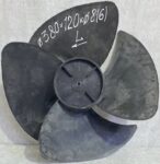 Вентилятор (крильчатка) зовнішнього блока кондиціонера Ø380; H120; Ø8