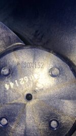 Вентилятор (крыльчатка) наружного блока кондиционера Ø460; H152; Ø12 — изображение 2