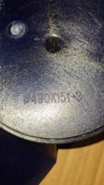 Вентилятор (крильчатка) зовнішнього блока кондиціонера Ø490; H151; Ø12 - Зображення 2